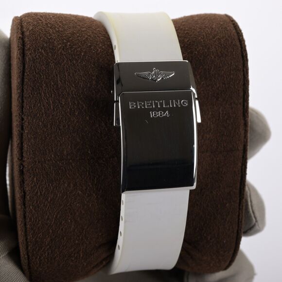 Breitling Superocean GMT A32380 White Automatic 41mm Men's Watch Full Set - Picture 4 of 15